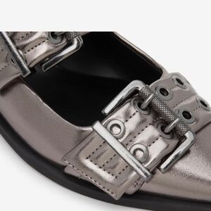 Mix No. 6 Metallic Buckle Flats